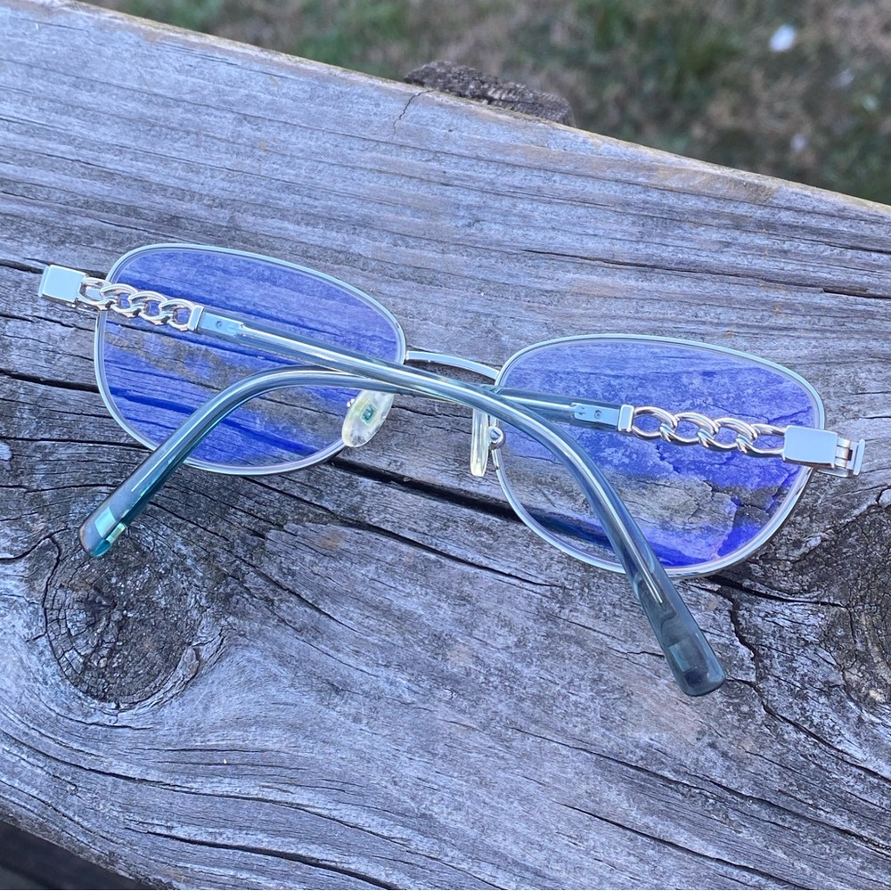 Marchon Eyeglasses Frames Light Translucent Blue … - image 8